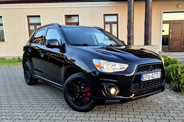 Mitsubishi ASX cena 44999 przebieg: 141123, rok produkcji 2014 z Pabianice małe 596